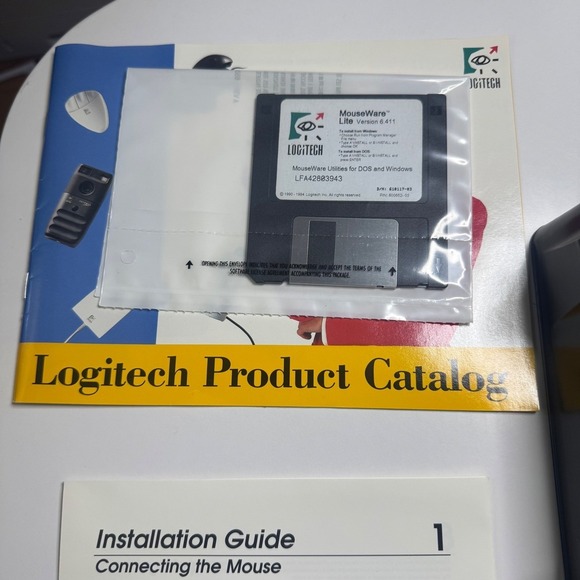 Logitech First Mouse Serial Version PC Computer Mouse - OPEN BOX. (No Adapter) - Picture 8 of 9